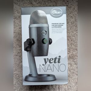 Blue Yeti Nano USB Mic Shadow grey